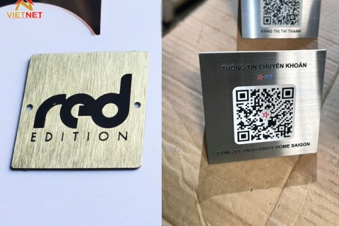 Lựa chọn bảng inox ăn mòn hay bảng inox in UV