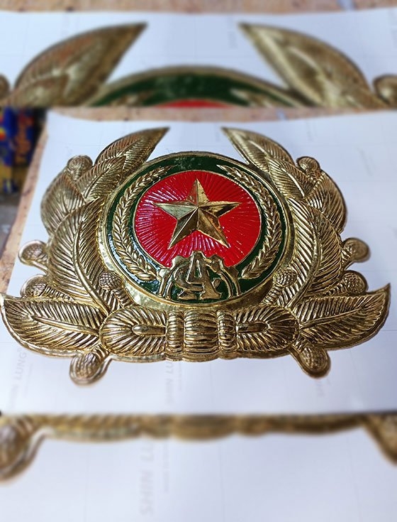Logo công an đồng thau