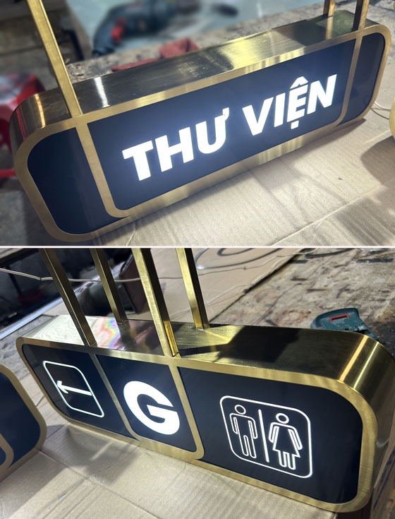 Hộp đèn quảng cáo thả trần
