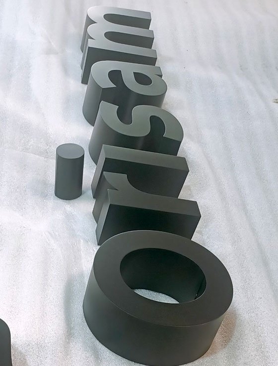 Chữ inox sơn hấp nhiệt Orisam